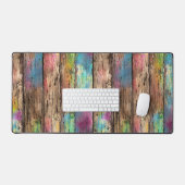 Rustic Barn Wood Bureaumat (Keyboard & Muis)