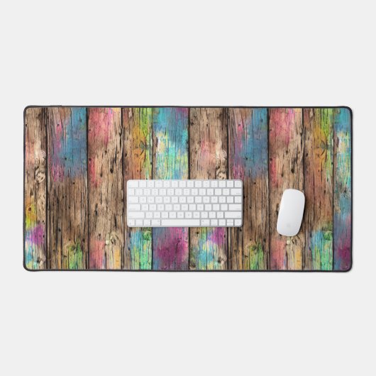 Rustic Barn Wood Bureaumat (Keyboard & Muis)