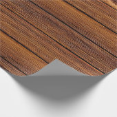 Rustic Barn Wood Cadeaupapier (Hoek)