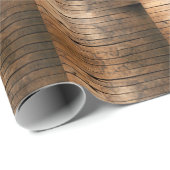 Rustic Barn Wood Cadeaupapier (Rol Hoek)