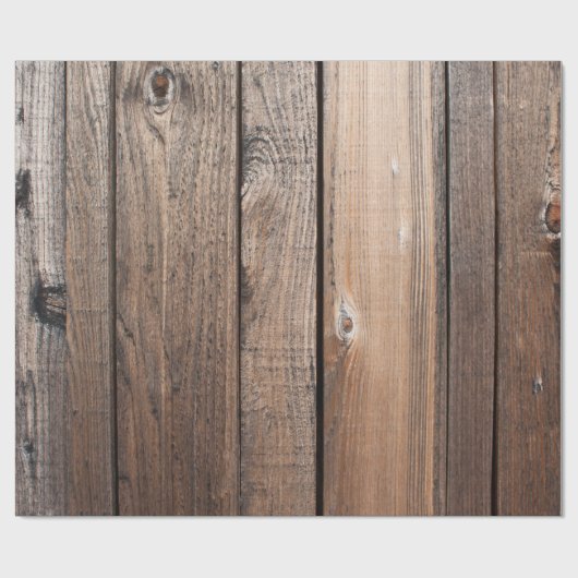 Rustic Barn Wood Cadeaupapier (Vlak)