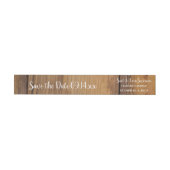 Rustic Barn Wood Country Wedding Save the Date (Individueel)