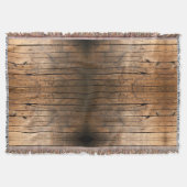 Rustic Barn Wood Deken (Voorkant)