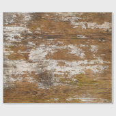 Rustic Barn Wood  Farmhouse Cadeaupapier (Vlak)