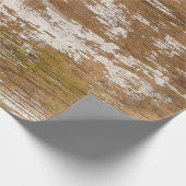 Rustic Barn Wood  Farmhouse Cadeaupapier (Hoek)