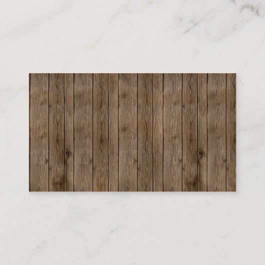 Rustic Barn Wood Lace Calligraphy Wedding Website Informatiekaartje (Achterkant)