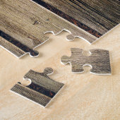 Rustic Barn Wood Legpuzzel (Zijkant)