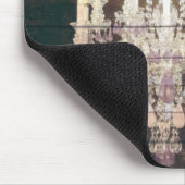 Rustic Barn Wood paarse franse kroonkandelaar Muismat (Hoek)