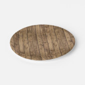 Rustic Barn Wood Papieren Bordje (Gekanteld)