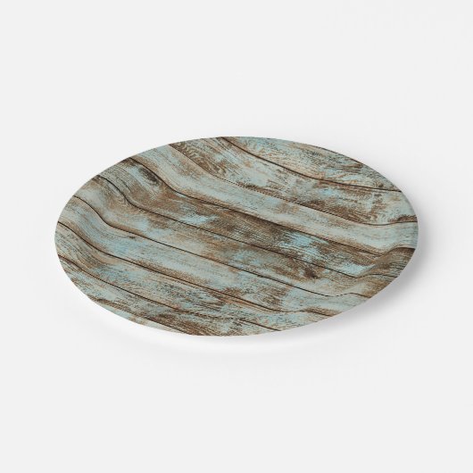 Rustic Barn Wood Papieren Bordje (Gekanteld)