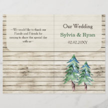 Rustic Barn Wood Pine Wedding