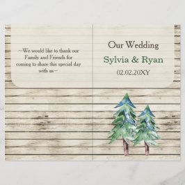 Rustic Barn Wood Pine Wedding