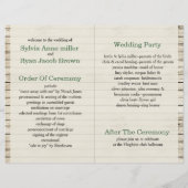 Rustic Barn Wood Pine Wedding (Achterkant)
