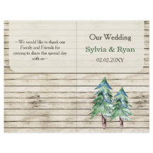 Rustic Barn Wood Pine Wedding