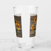 Rustic Barn Wood Sunflower Glas (Links)