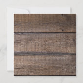 Rustic Barn Wood Sunflower Notitiekaartje (Achterkant)