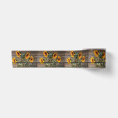 Rustic Barn Wood Sunflower Satijnen Lint (Voorkant)