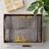 Rustic Barn Wood Sunflower Tissuepapier (Geschenk)