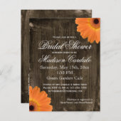 Rustic Barn Wood Vrijgezellenfeest nodigt BRIEFKAA Uitnodiging Briefkaart (Voorkant / Achterkant)