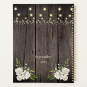 Rustic Barn Wood Wedding Planner (Achterkant)