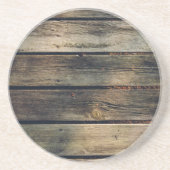 Rustic Barn Wood Zandsteen Onderzetter (Voorkant)