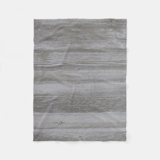 Rustic Barnwood Fleece Blanket (Voorkant)