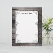 Rustic Barnwood Pattern (Staand voorkant)