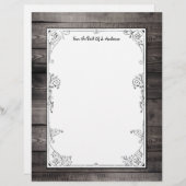 Rustic Barnwood Pattern (Voorkant / Achterkant)