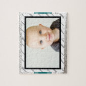 Rustic Barnwood Pattern Baby Foto Legpuzzel (Verticaal)
