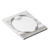 Rustic Barnwood Pattern Notitieblok (Schuin)