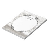 Rustic Barnwood Pattern Notitieblok (Linkerzijde)