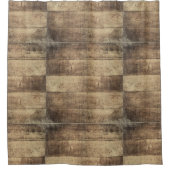 Rustic Barnwood Shower Curtain Douchegordijn (Voorkant)