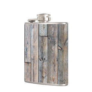 Rustic Barnwood Westerne kolf Heupfles
