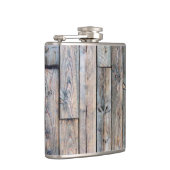 Rustic Barnwood Westerne kolf Heupfles (Rechts)