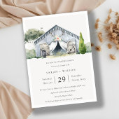 Rustic Barnyard Boerderij Theme Verloving Invite Bedankkaart