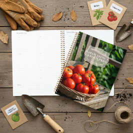 Rustic Basket of Tomatoes Home Garden Boerderij Pl Planner
