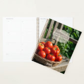 Rustic Basket of Tomatoes Home Garden Boerderij Pl Planner (Display)