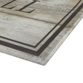 Rustic BBQ Couples Names Driftwood Wedding Snijplank (Hoek)