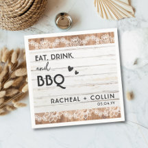Rustic BBQ Engagement Party Wedding Cocktail