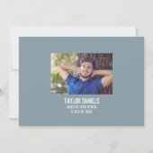 Rustic BBQ Graduation Party Invitation Kaart (Achterkant)