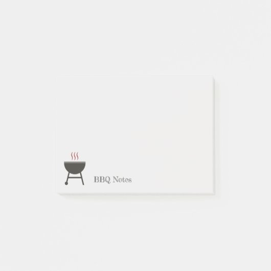 Rustic BBQ Post-it® Notes (Voorkant)