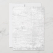 Rustic Beach Baby's Breath Flowers Vrijgezellenfee Kaart (Achterkant)