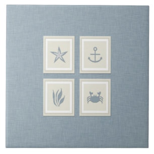 Rustic Beach Decor Tegeltje