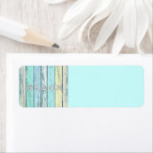 Rustic Beach Driftwood Etiket (Insitu)