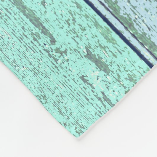 Rustic Beach Driftwood Fleece Deken (Hoek)