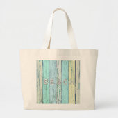 Rustic Beach Driftwood Grote Tote Bag