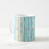 Rustic Beach Driftwood Koffiemok (Voorkant links)