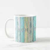 Rustic Beach Driftwood Koffiemok (Links)