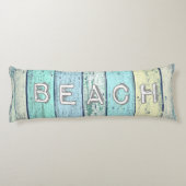 Rustic Beach Driftwood Lichaamskussen (Achterkant)