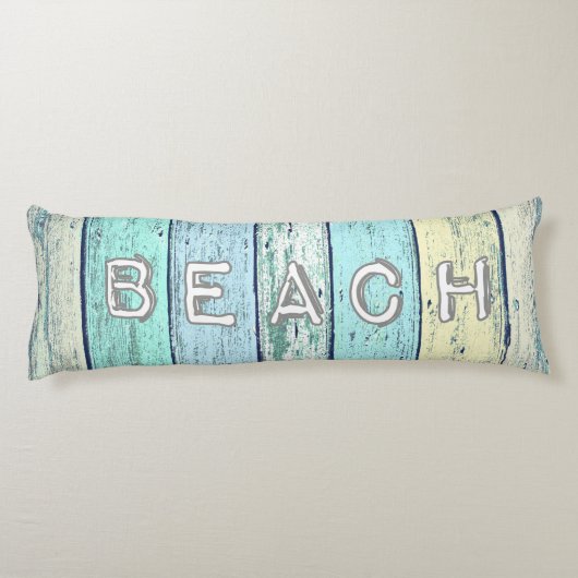 Rustic Beach Driftwood Lichaamskussen (Achterkant)